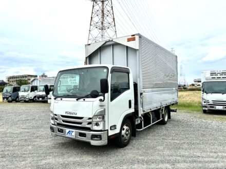 【修復歴車】エルフ 3tワイドロングアルミウイング